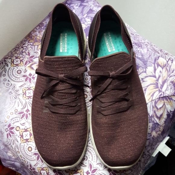 NWOT Women's Skechers purple shoes size 10.5 - Picture 7 of 12